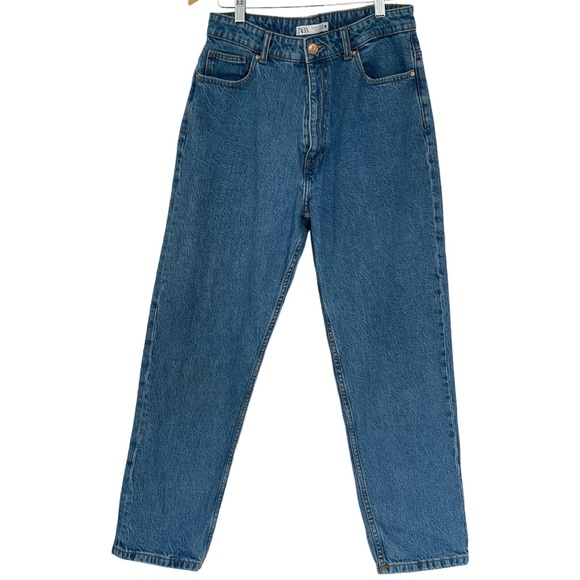 Zara Denim - Zara High Waist Mom Jeans Sz 10
